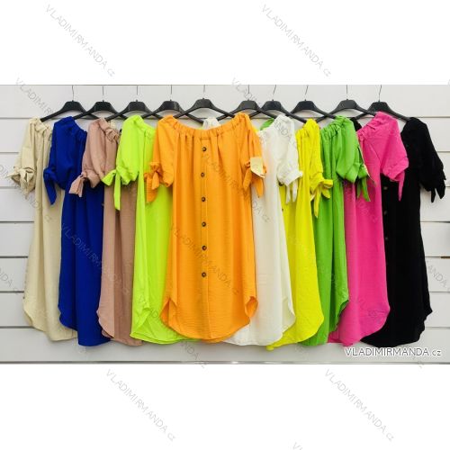 Summer short sleeve summer dress (S / M ONE SIZE) ITALIAN FASHION IMWY21019