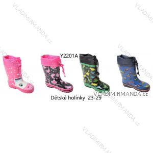 Rubber boots for girls and boys (23-29) WOLF Y2101A