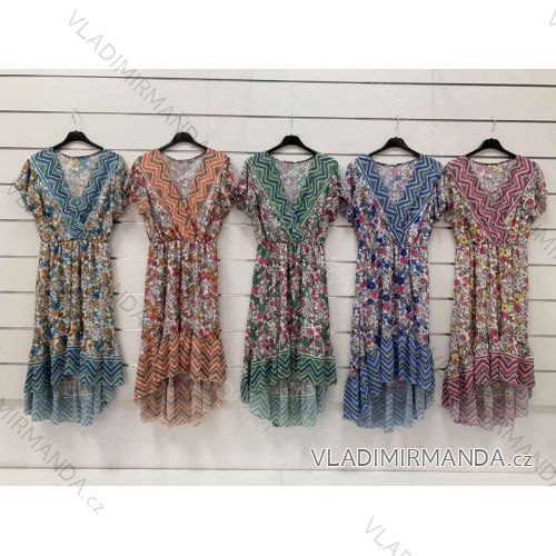 Summer short sleeve summer dress (S / M ONE SIZE) ITALIAN FASHION IMWY21019
