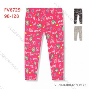 Children's long leggings (98-128 / black) KUGO M0185