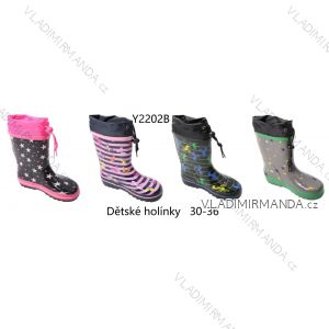 Rubber boots for girls and boys (23-29) WOLF Y2101A