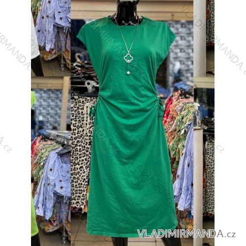 Buttoned Dress with Buttoned Ladies (uni s-m) ITALIAN FASHION IM2203948