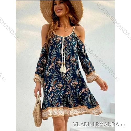 Spanish summer dress on straps women (S / M / L ONE SIZE) ITALIAN FASHION IMWM221521