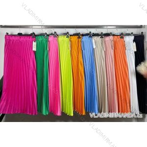 Folding satin long skirt for women (S / M / L ONE SIZE) ITALIAN FASHION IMWB221540