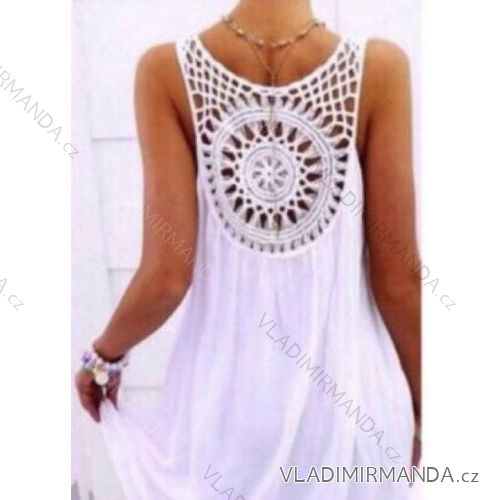 Women's Viscose Lace Dress (S / M / L ONE SIZE) ITALIAN FASHION IMWB221542