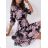 Women's Chiffon Elegant Shirt Long Sleeve Dress (S / M ONE SIZE) ITALIAN FASHION IMWG221569