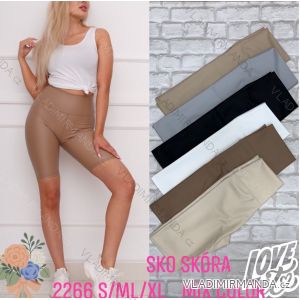 Women's leatherette shorts leggings (S-XL) TURKISH FASHION TMWL222266