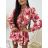 Women's Elegant Summer Long Sleeve Dress (S / M ONE SIZE) ITALIAN FASHION IMWM221640