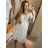 Women's Lace Short Sleeve Dress (UNI S-M) ITALIAN FASHION IMD20028
