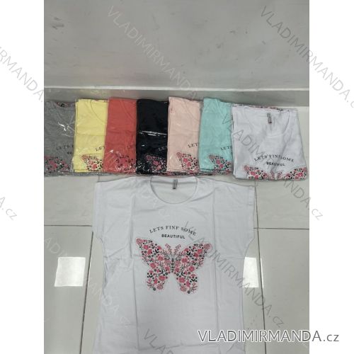 T-shirt short sleeve women's oversized (XL-3XL) TURKISH FASHION TMB21010
