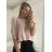 Women's Oversized Long Zippered Extended Hoodie Long Sleeve (M / L ONE SIZE) ITALIAN FASHION IM4213303
