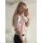Women's Oversized Long Zippered Extended Hoodie Long Sleeve (M / L ONE SIZE) ITALIAN FASHION IM4213303