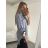 Women's elegant long sleeve long shirt (S / M ONE SIZE) ITALIAN FASHION IMWA21022