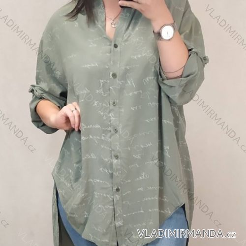 Shirt Dress 3/4 Sleeve Ladies (UNI XS-M) ITALIAN FASHION IM120068