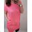 Shirt 3/4 sleeve ladies strip (4XL/5XL ONE SIZE) ITALSKÁ MÓDA IM422026