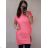 Shirt 3/4 sleeve ladies strip (4XL/5XL ONE SIZE) ITALSKÁ MÓDA IM422026
