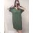 Šaty oversize krátký rukáv dámské (L/XL/2XL/3XL ONE SIZE) ITALSKÁ MÓDA IMD22139