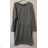 Women's Warm Long Sleeve Dress (L / XL ONE SIZE) ITALIAN FASHION IM421MIA <div><p>Gray</p>
</div> L-XL