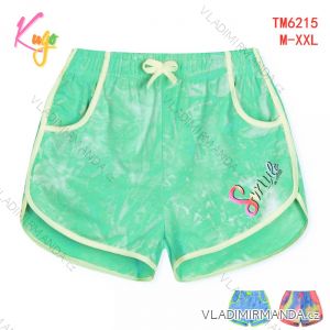 Kraťas shorts with sequins baby teen girl (98-128) KUGO K627