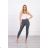 Graphite striped leggings