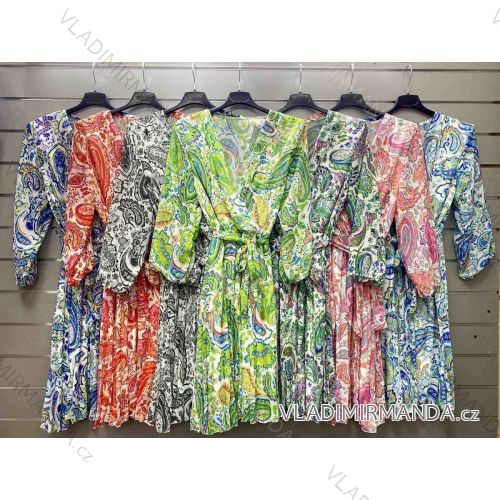 Summer short sleeve summer dress (S / M ONE SIZE) ITALIAN FASHION IMWY21019