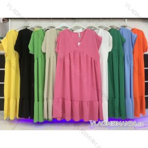 Summer short sleeve summer dress (S / M ONE SIZE) ITALIAN FASHION IMWY21019