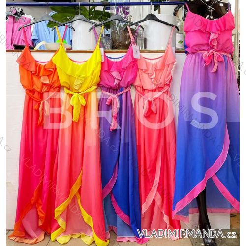 Summer short sleeve summer dress (S / M ONE SIZE) ITALIAN FASHION IMWY21019