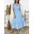 Summer short sleeve summer dress (S / M ONE SIZE) ITALIAN FASHION IMWY21019