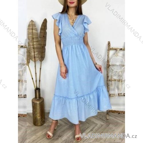 Summer short sleeve summer dress (S / M ONE SIZE) ITALIAN FASHION IMWY21019