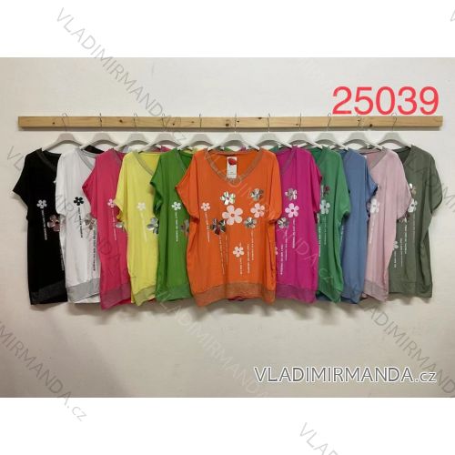 Shirt blouse 3/4 sleeve (UNI XL-3XL) ITALIAN MODA IM420486