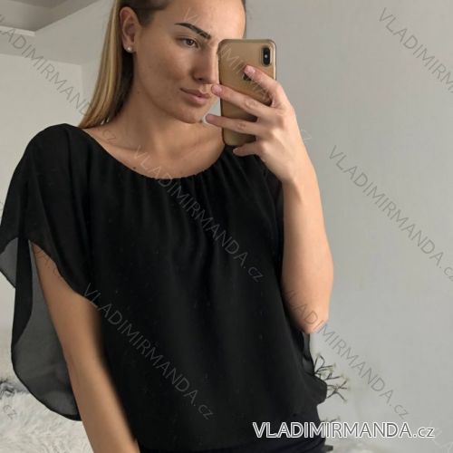 Dress shirts long 3/4 sleeve ladies with pocket thin (uni sl) ITALIAN Fashion IM318335