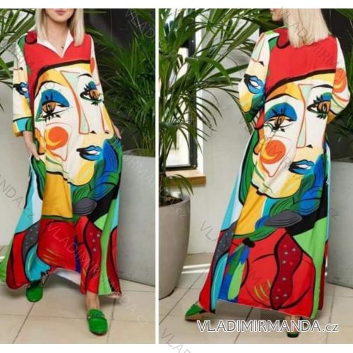 Long Sleeve Gown Dress (uni SL) ITALIAN Fashion IMM20BR8855