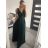 Elegant formal dress with straps for women (S / M ONE SIZE) ITALIAN FASHION IM321576 M / L red