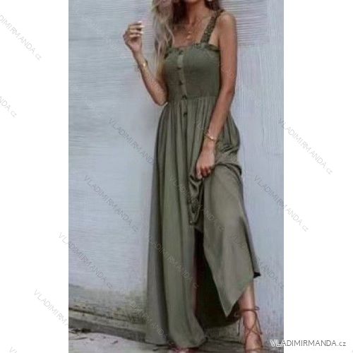 Dress with 3/4-sleeve ladies pocket (uni sl) ITALIAN Fashion IMWD20527