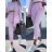Set of long sweatpants and long sleeve sweatshirt for women (UNI S / L) TURKISH FASHION IMK20148 black M / L