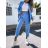 Set of long sweatpants and long sleeve sweatshirt for women (UNI S / L) TURKISH FASHION IMK20148 black M / L