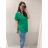 Denim short summer dress straps women (uni s / l) ITALIAN FASHION IM720103 XL/2XL dark green