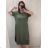 Long Maxi Summer Casual Short Sleeve Women's Viscose Dress (L/XL/2XL/3XL ONE SIZE) ITALIAN FASHION IMD22382/DR - Fuchsia Pink - 2XL/3XL