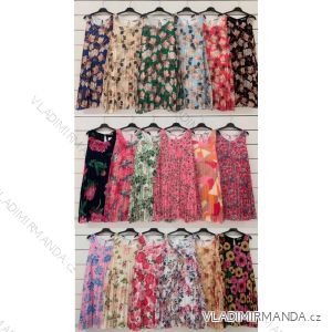 Women's Chiffon Sleeveless Summer Dress (S / M ONE SIZE) ITALIAN FASHION IMWY22066