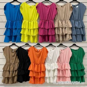 Women's Short Sleeveless Summer Dress (S / M ONE SIZE) ITALIAN FASHION IMWY22075