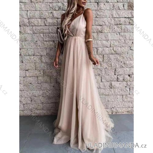 Long summer dress for women (S / M ONE SIZE) ITALIAN FASHION IMWE222052