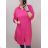 Shirt Dress 3/4 Long Sleeve Ladies (UNI S / L) ITALIAN FASHION IM420203