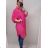 Shirt Dress 3/4 Long Sleeve Ladies (UNI S / L) ITALIAN FASHION IM420203