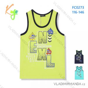 T-shirt for children and boys (116-146) KUGO LC5907