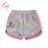 Kraťas shorts with sequins baby teen girl (98-128) KUGO K627