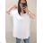 Tunic / blouse long sleeve women's oversized (3XL / 4XL ONE SIZE) ITALIAN FASHION IMWQ2191650 3xl / 4xl white
