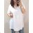 Tunic / blouse long sleeve women's oversized (3XL / 4XL ONE SIZE) ITALIAN FASHION IMWQ2191650 3xl / 4xl white