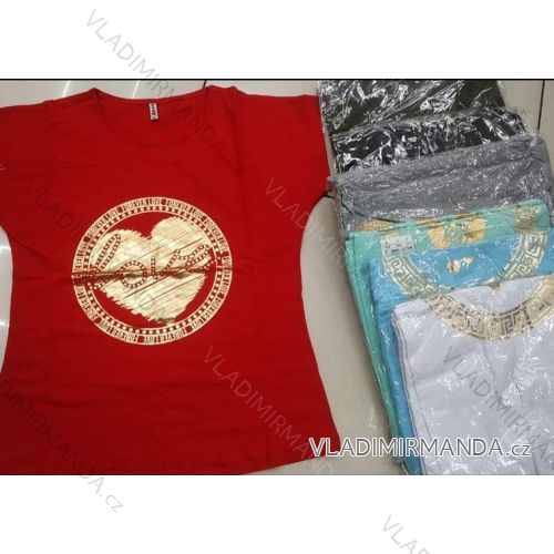 Women's oversized t-shirt oversized (2XL-4XL) TURKISH FASHION TMWG22GYA0370-1
