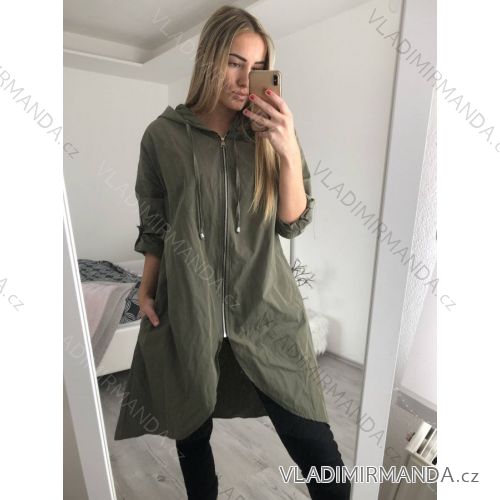 Coat Women's Long Jacket (S / M / L ONE SIZE) ITALIAN FASHION IMC21697