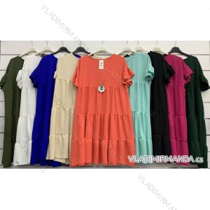 Dress with 3/4-sleeve ladies pocket (uni sl) ITALIAN Fashion IM3181746